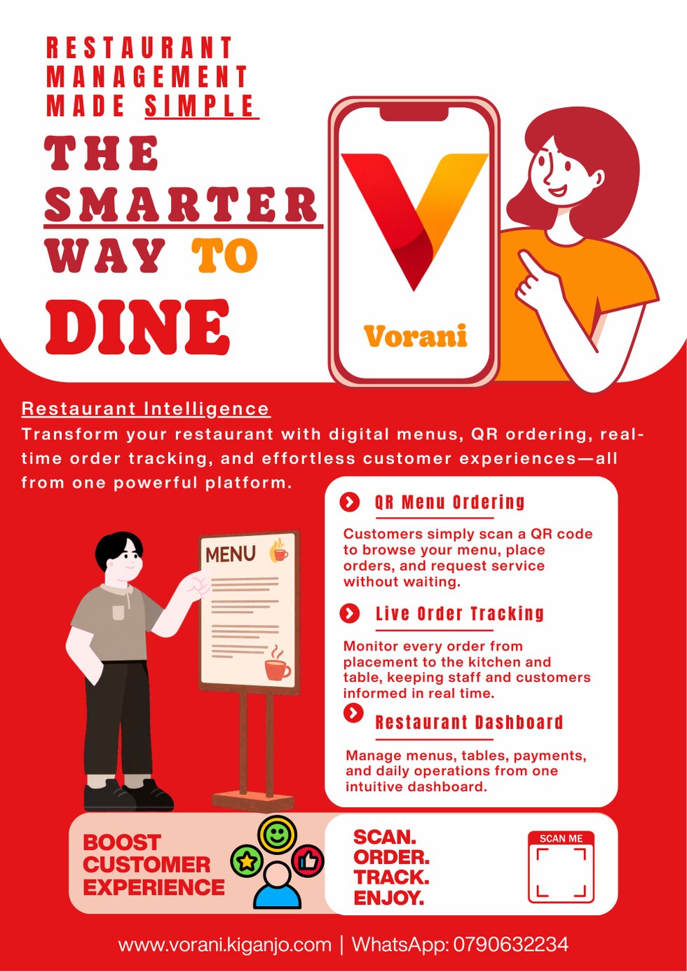 Vorani smarter way to dine poster